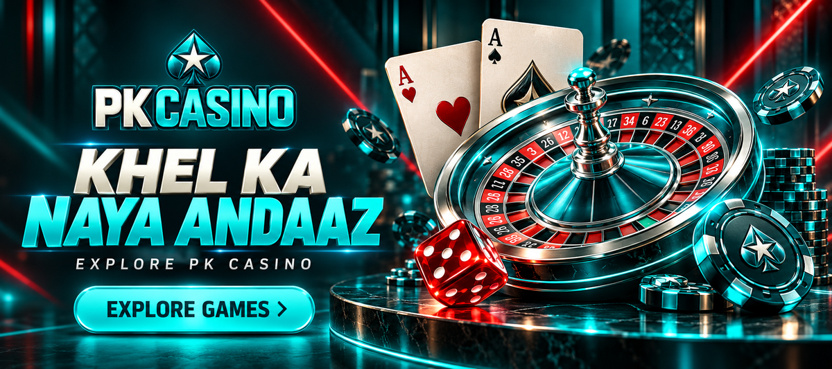 PK Casino cashier and JazzCash or EasyPaisa hygiene banner PK Casino